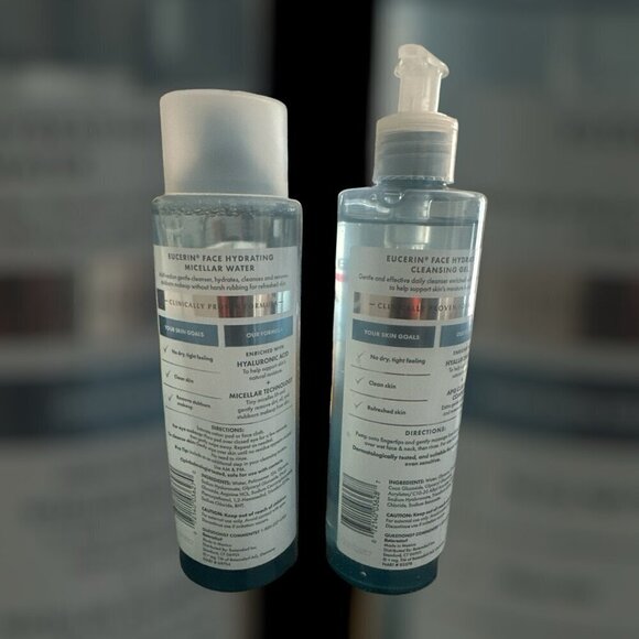 Eucerine Face Hydrating Micellar Water and Cleansing Gel - Picture 2 of 2